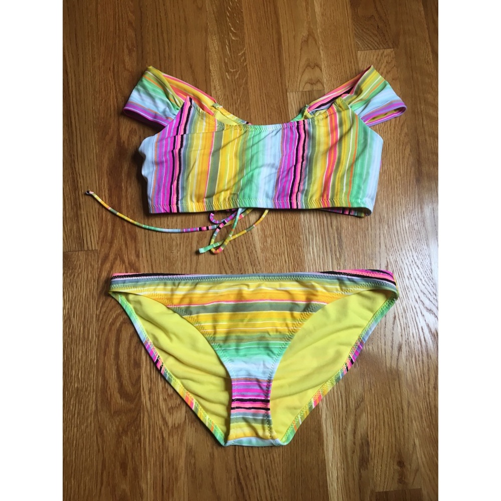 Raisins Brand Bikini Set! Off the Shoulder!